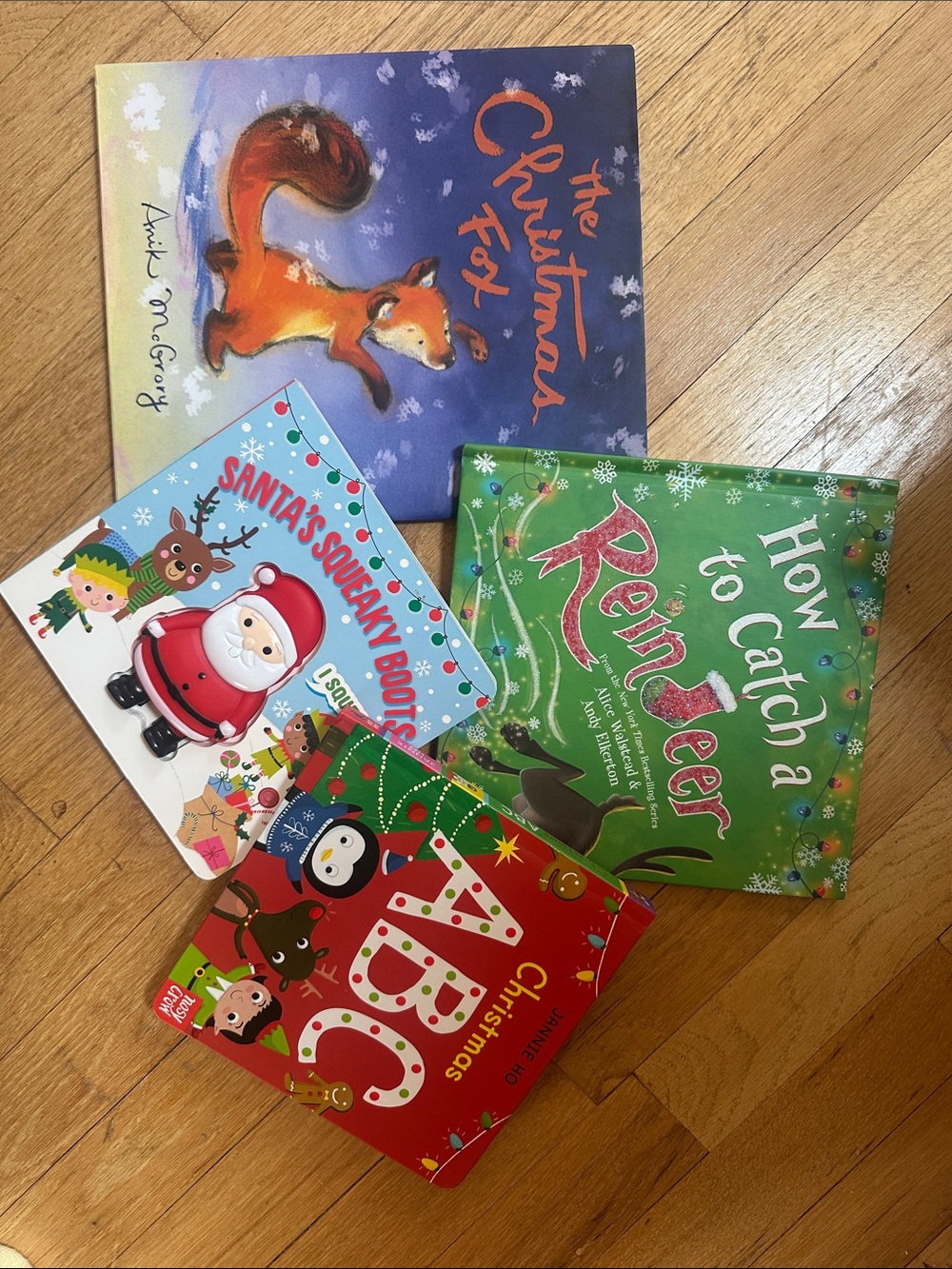 4 Assorted New Christmas Children's Books !